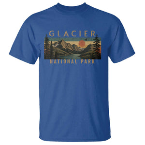 Glacier National Park T Shirt Montana Wildlife Nature Lover TS11 Royal Blue Print Your Wear