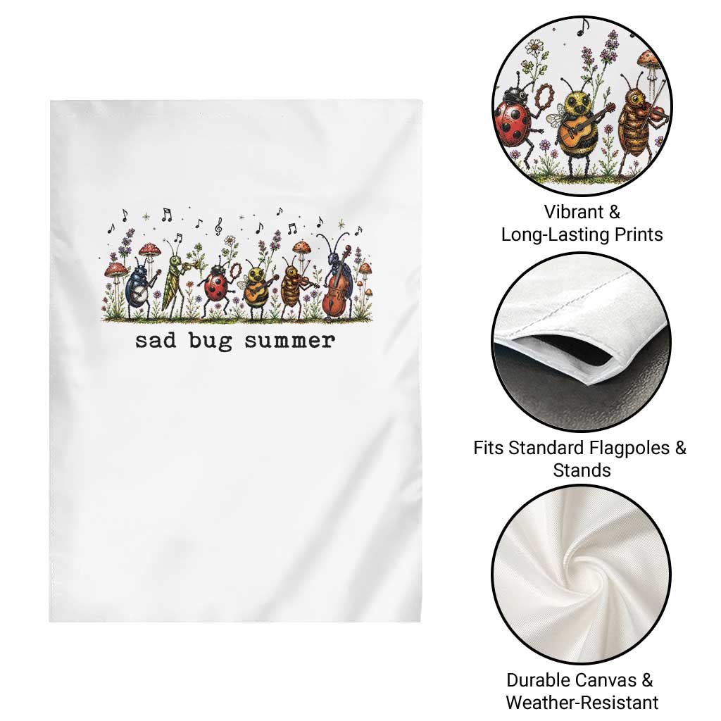 Sad Bug Summer Funny Insect Inspired Indie Aesthetic Garden Flag Folk Pop Music Bugs Lover TS11 Print Your Wear