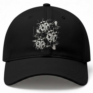 Ladybug Y2k Grunge 2000s Alt 90s Vintage Star Dots Teen Baseball Cap TS11 Print Your Wear