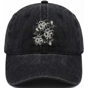 Ladybug Y2k Grunge 2000s Alt 90s Vintage Star Dots Teen Washed Cotton Baseball Cap TS11 Print Your Wear