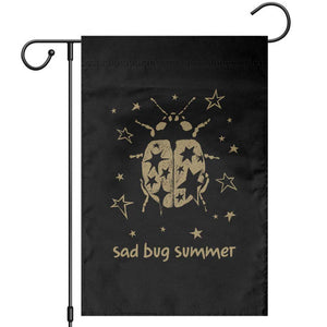 Sad Bug Summer Y2k Ladybug Grunge 2000s Vintage Garden Flag Folk Music Bugs Lover TS11 Black Print Your Wear