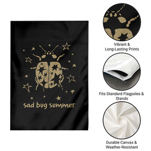 Sad Bug Summer Y2k Ladybug Grunge 2000s Vintage Garden Flag Folk Music Bugs Lover TS11 Print Your Wear