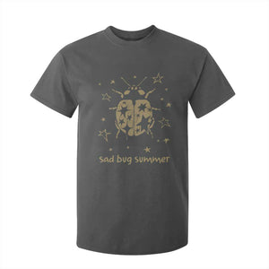 Sad Bug Summer Y2k Ladybug Grunge 2000s Vintage T Shirt For Kid Folk Music Bugs Lover TS11 Dark Heather Print Your Wear