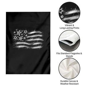 Y2k American Flag 90s 2000s Grunge Vintage Graphic Garden Flag TS11 Print Your Wear