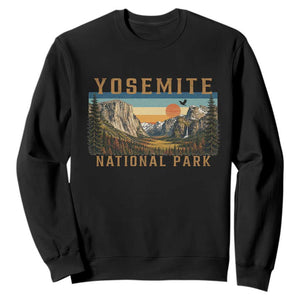 Yosemite National Park Sweatshirt Californias Sierra Nevada Mountain Retro