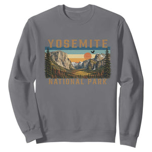 Yosemite National Park Sweatshirt Californias Sierra Nevada Mountain Retro