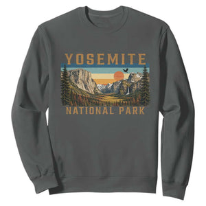 Yosemite National Park Sweatshirt Californias Sierra Nevada Mountain Retro