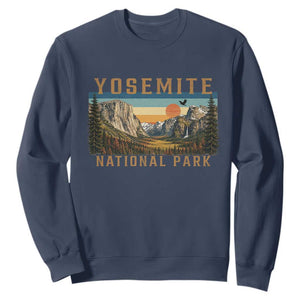 Yosemite National Park Sweatshirt Californias Sierra Nevada Mountain Retro