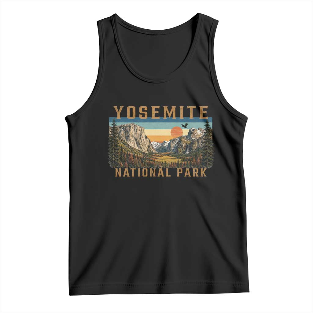 Yosemite National Park Tank Top Californias Sierra Nevada Mountain Retro