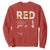 RED Friday Sweatshirt Remember Everyone Deployed Vintage American Flag Military Veterans TS11 Red Print Your Wear