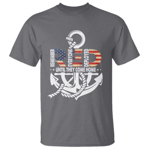 RED Friday T Shirt Until They Come Home Anchors American Flag Star TS11 Charcoal Print Your Wear