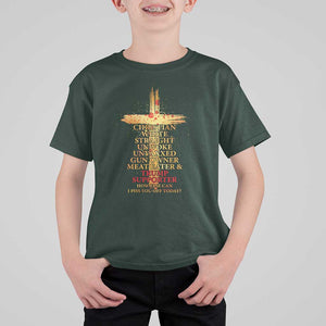 Trump Supporter T Shirt For Kid Christian White Straight Unwoke Unvaxxed How Else Can I Piss You Off Today TS11 Dark Forest Green Print Your Wear