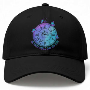 Suicide Prevention Awareness Baseball Cap No Story Should End Too Soon Butterfly Clock TS11 Print Your Wear