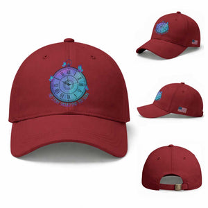 Suicide Prevention Awareness Baseball Cap No Story Should End Too Soon Butterfly Clock TS11 Baseball Cap Universal Fit Cherry Red Print Your Wear