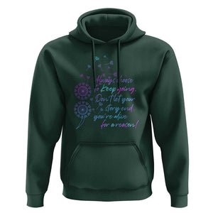 Suicide Prevention Awareness Hoodie Always Choose To Keep Going Don't Let Your Story End You're Alive For A Reason Semicolon TS11 Dark Forest Green Print Your Wear