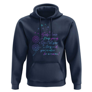 Suicide Prevention Awareness Hoodie Always Choose To Keep Going Don't Let Your Story End You're Alive For A Reason Semicolon TS11 Navy Print Your Wear