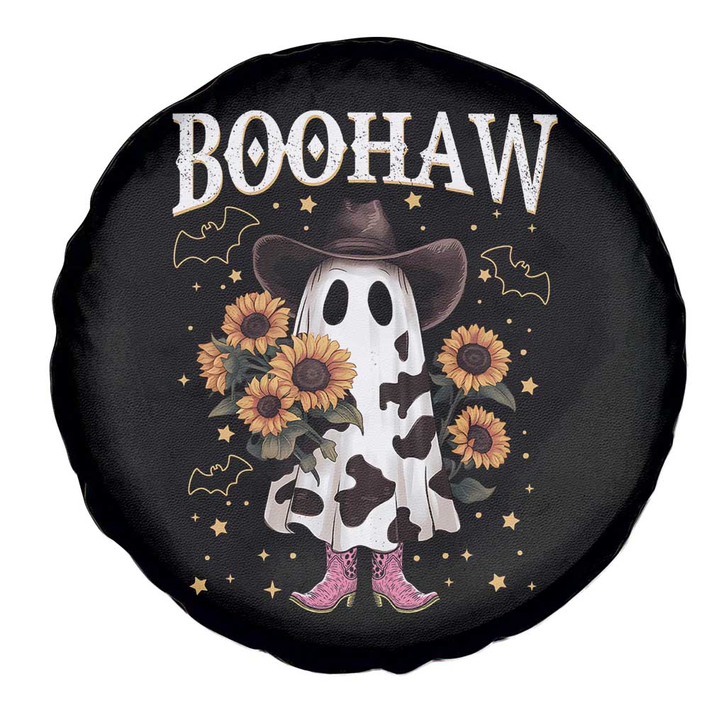 Funny Boohaw Halloween Western Cowboy Ghost Spare Tire Cover TS11 Print Your Wear
