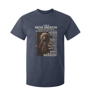 I Am A Native American T Shirt For Kid Make No Mistake I Will Defend The Weak I Will Defend Freedom