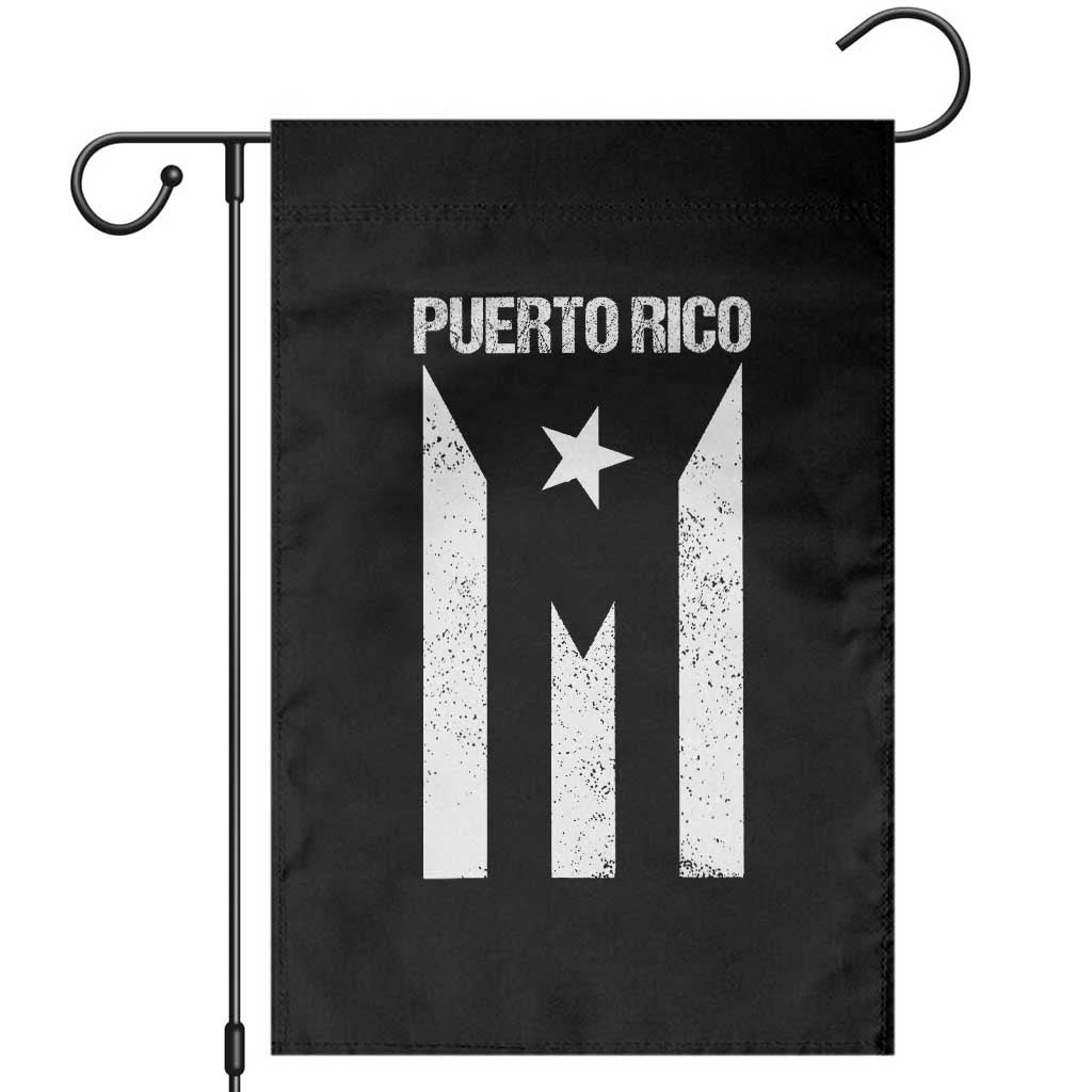 Puerto Rico Boricua Flag Proud Puerto Rican Heritage Garden Flag TS11 Black Print Your Wear