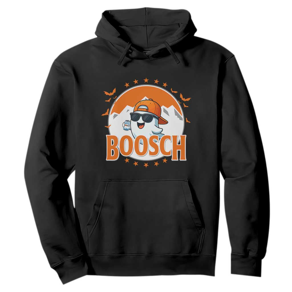 Funny Ghost Boosch Beer Halloween Hoodie Mountain Bat TS11 Black Print Your Wear