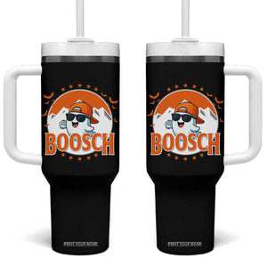 Funny Ghost Boosch Beer Halloween Tumbler With Handle Mountain Bat TS11 One Size: 40 oz Black Print Your Wear