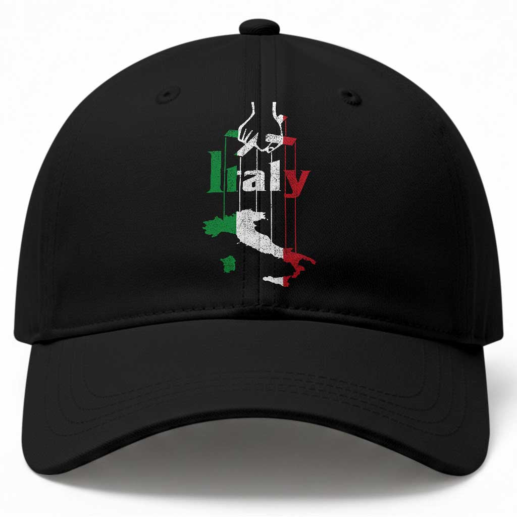 Funny Italia Heritage Pride Baseball Cap Vintage Italian Map Mafia Gangster TS11 Print Your Wear