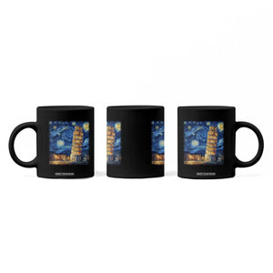Italy Pisa Tower Starry Night Italian Rome Tourists Coffee Mug