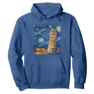 Italy Pisa Tower Starry Night Italian Rome Tourists Hoodie