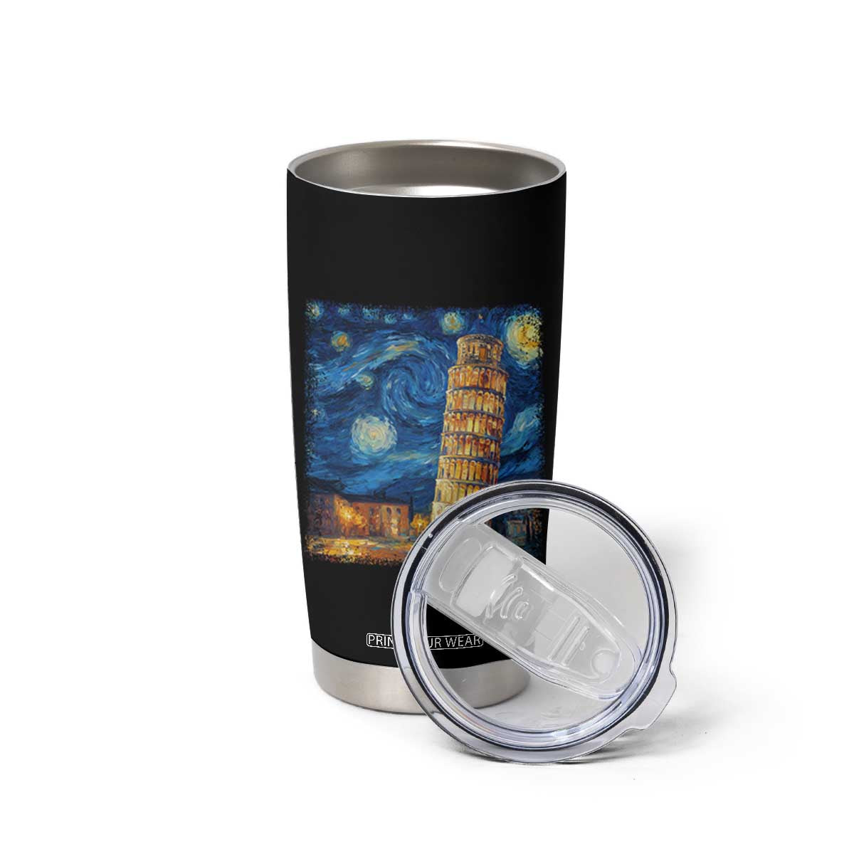 Italy Pisa Tower Starry Night Italian Rome Tourists Tumbler Cup