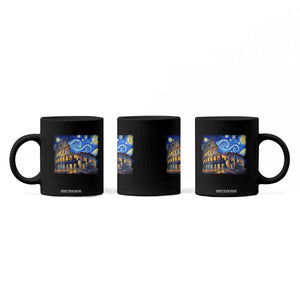 Italy Rome Colosseum Starry Night Roman Amphitheatre Ancient Coffee Mug