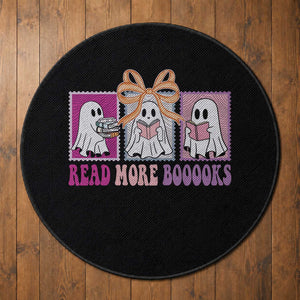 Halloween Teacher Round Rug Read More Boooooks Cute Ghost Reading Books