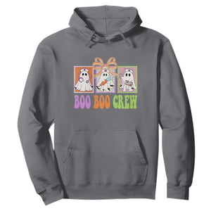 Halloween Nurse Hoodie Boo Boo Crew Cute Spooky Ghost TS11 Charcoal Print Your Wear