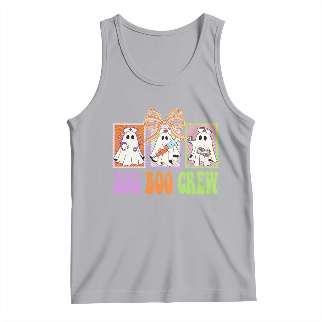Halloween Nurse Tank Top Boo Boo Crew Cute Spooky Ghost TS11 Athletic Heather Print Your Wear