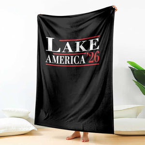 Lake America 2026 Throw Blanket Previously Ontario Canada Funny Patriotic