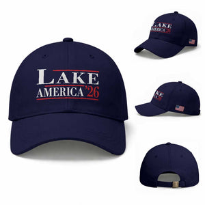 Lake America 2026 Baseball Cap Previously Ontario Canada Funny Patriotic