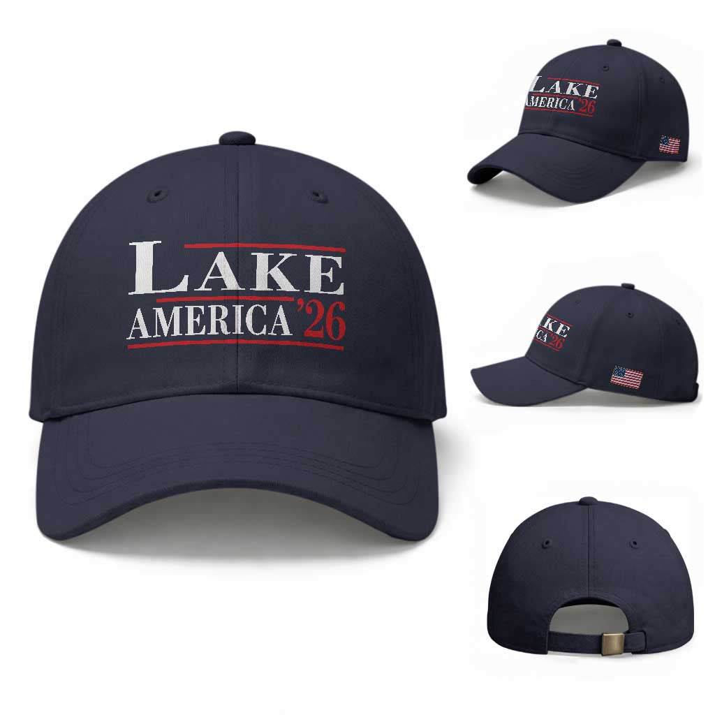 Lake America 2026 Baseball Cap Previously Ontario Canada Funny Patriotic
