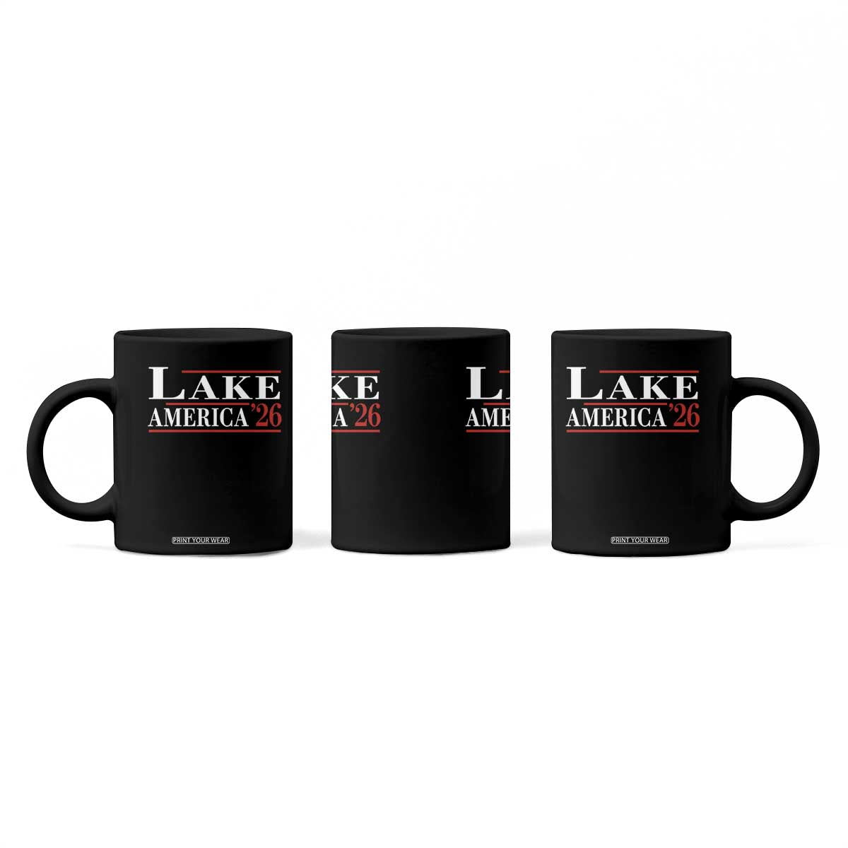 Lake America 2026 Coffee Mug Previously Ontario Canada Funny Patriotic