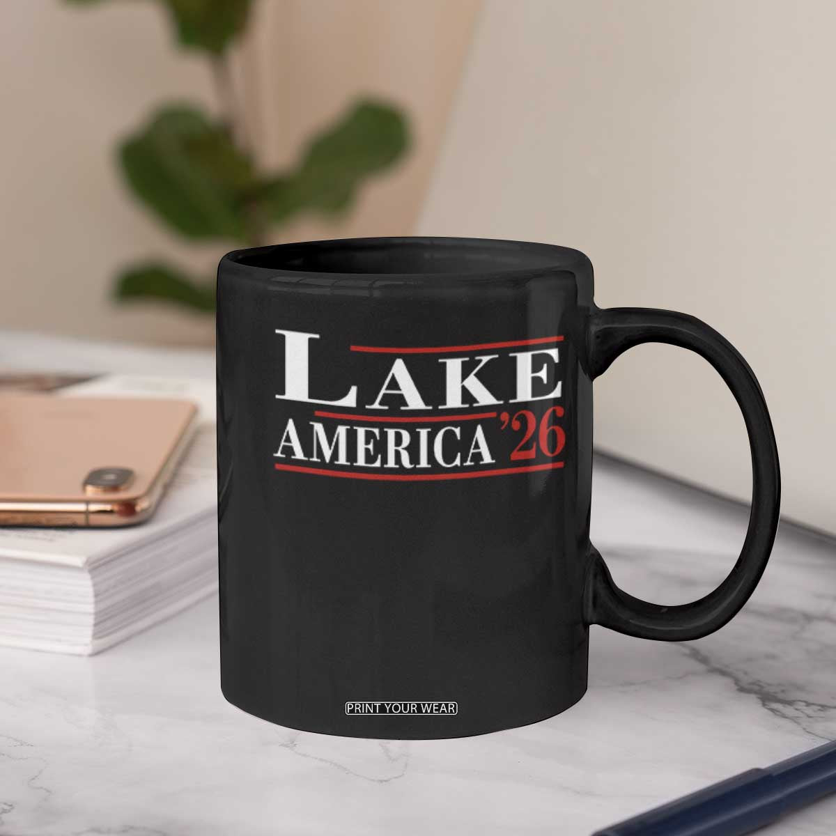 Lake America 2026 Coffee Mug Previously Ontario Canada Funny Patriotic