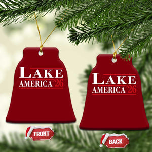 Lake America 2026 Ceramic Ornament Previously Ontario Canada Funny Patriotic