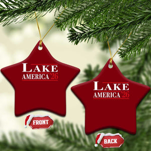 Lake America 2026 Ceramic Ornament Previously Ontario Canada Funny Patriotic