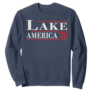 Lake America 2026 Sweatshirt Previously Ontario Canada Funny Patriotic