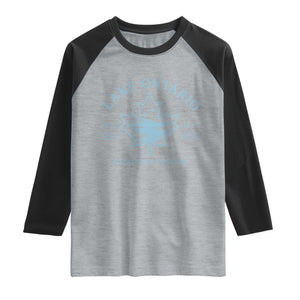 Lake Ontario Always And Forever Est 1615 Raglan Shirt Great Lakes Souvenir Maple Leaf