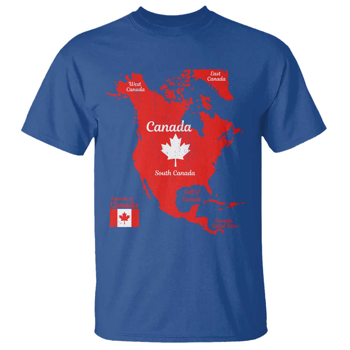 Funny All Canada Territory Map T Shirt Canadian Pride Patriotic Vintage Maple Leaf