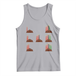 Kwanzaa Kinara Seven Candles African American Holiday Tank Top TS11 Athletic Heather Print Your Wear