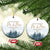 Personalized First Christmas As Mr & Mrs Christmas Ornament Custom Name Couple 2024 TS11 Circle Snow Print Your Wear