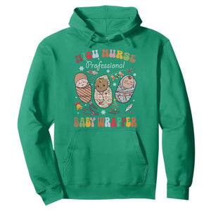 Funny NICU Nurse Christmas Hoodie Professional Baby Wrapper TS11 Irish Green Print Your Wear