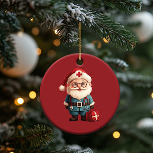 Funny Xmas Santa Doctor Medical Christmas Ornament TS11 Print Your Wear