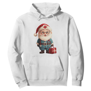 Funny Christmas Santa Doctor Medical Hoodie TS11 White Print Your Wear