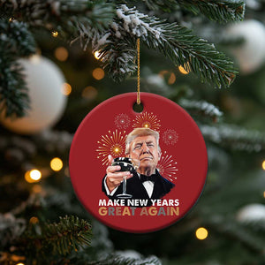 Funny Trump New Year Christmas Ornament Make New Years Great Again Fireworks TS11 Print Your Wear