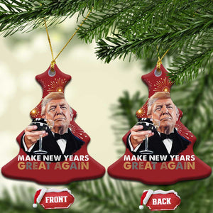 Funny Trump New Year Christmas Ornament Make New Years Great Again Fireworks TS11 Christmas Tree Red Print Your Wear